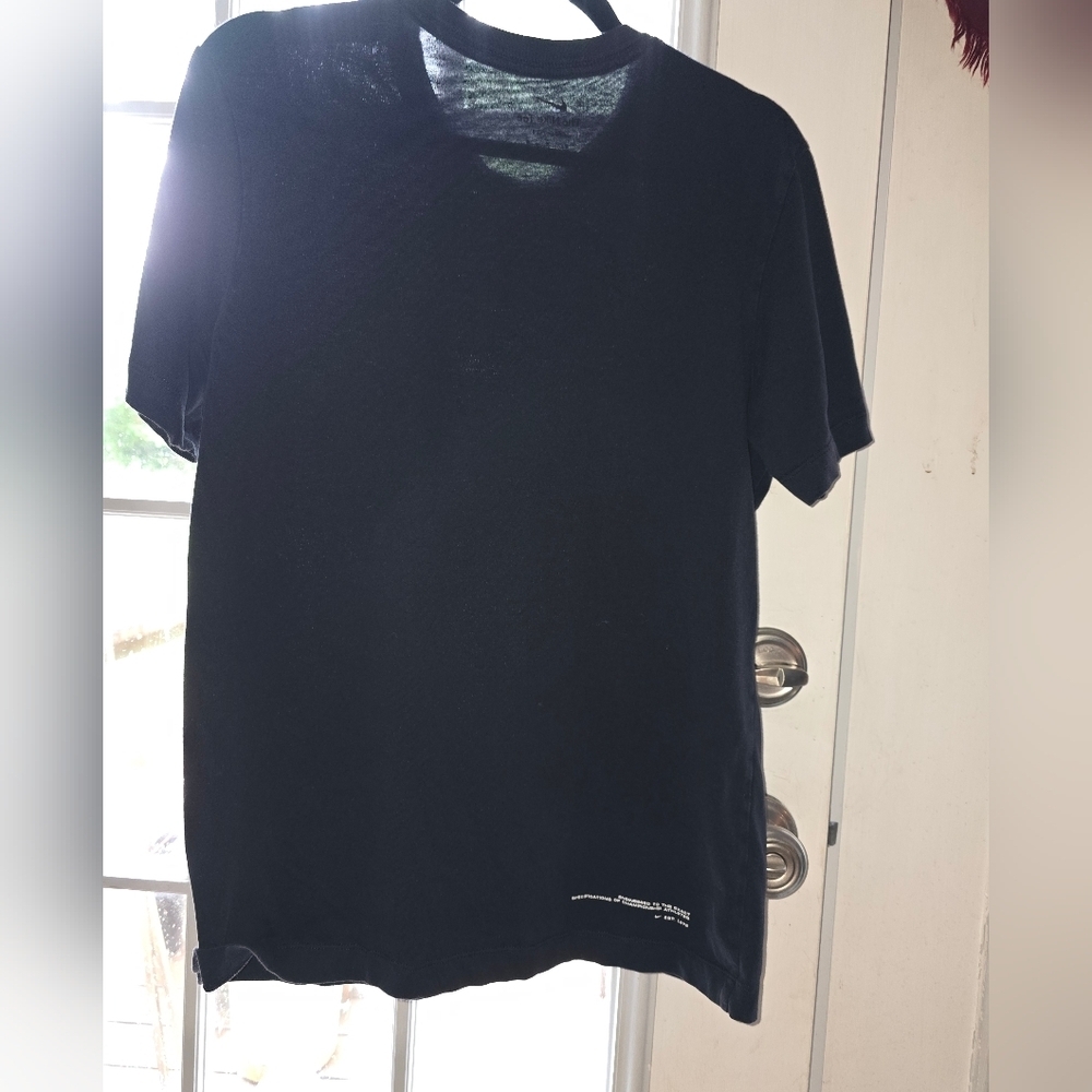 Nike Black Outline Logo Tee | Men's L | “Engineered for Champions” - Picture 2 of 4
